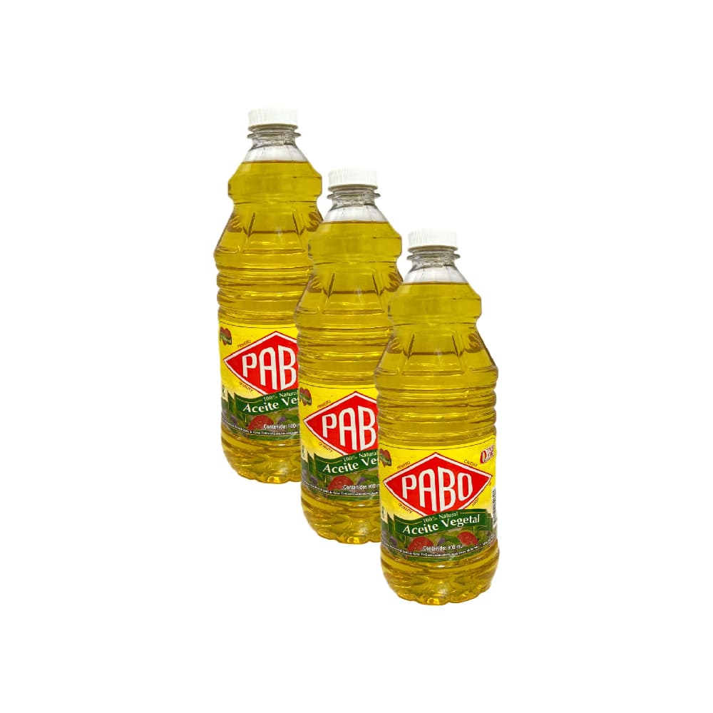 Aceite vegetal Pabo (3 x 900 ml) - Imagen 1