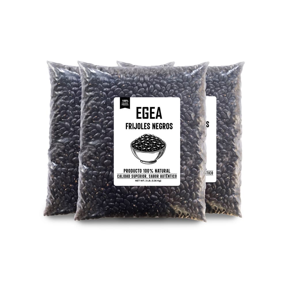 Frijoles negros EGEA (3 x 1.36 kg / 3 lb) - Imagen 1