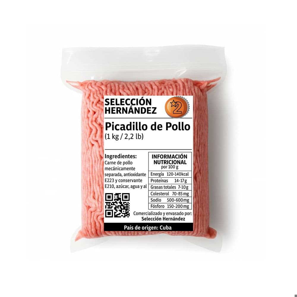 Picadillo de pollo Selección Hernández (1 kg / 2.2 lb) - Imagen 1