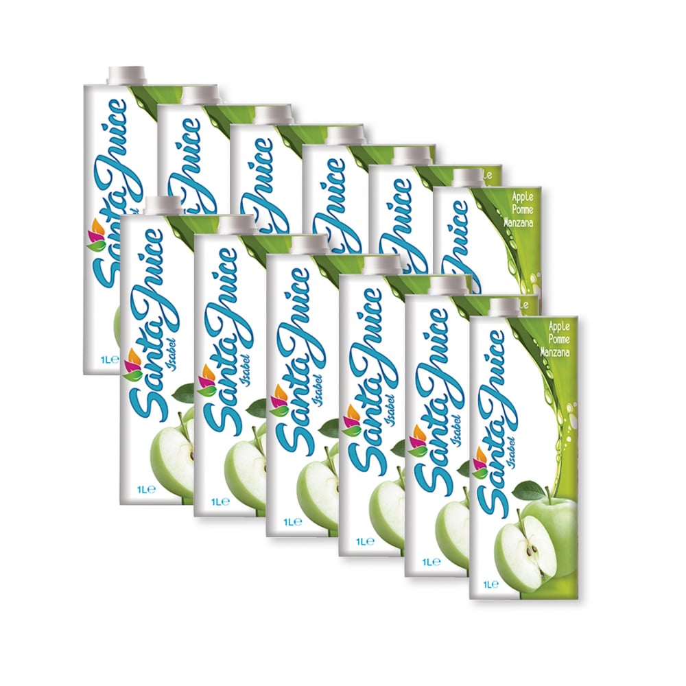 Jugo de manzana Santa Isabel (12 x1 L) - Imagen 1