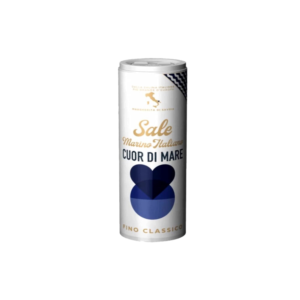 Salero con sal marina fina Cuor Di Mare (250 g / 8.81 oz) - Imagen 1