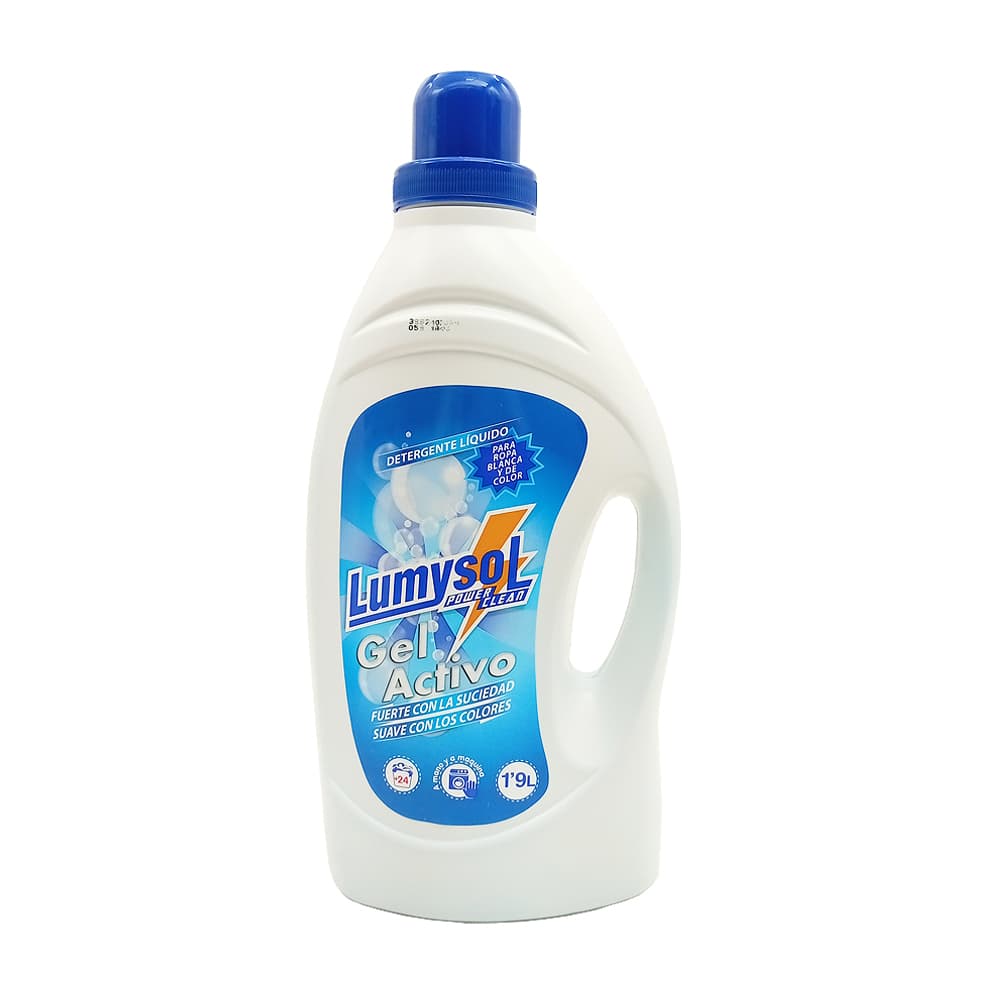 Detergente líquido para ropa blanca y de color Lumysol (1.9 L) - Imagen 1