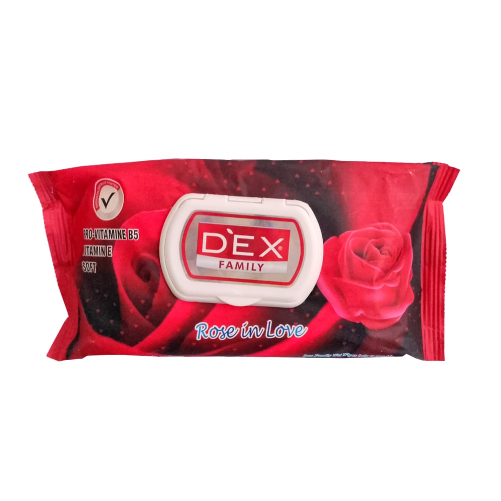 Toallitas húmedas de rosa Dex (72 U) - Imagen 1