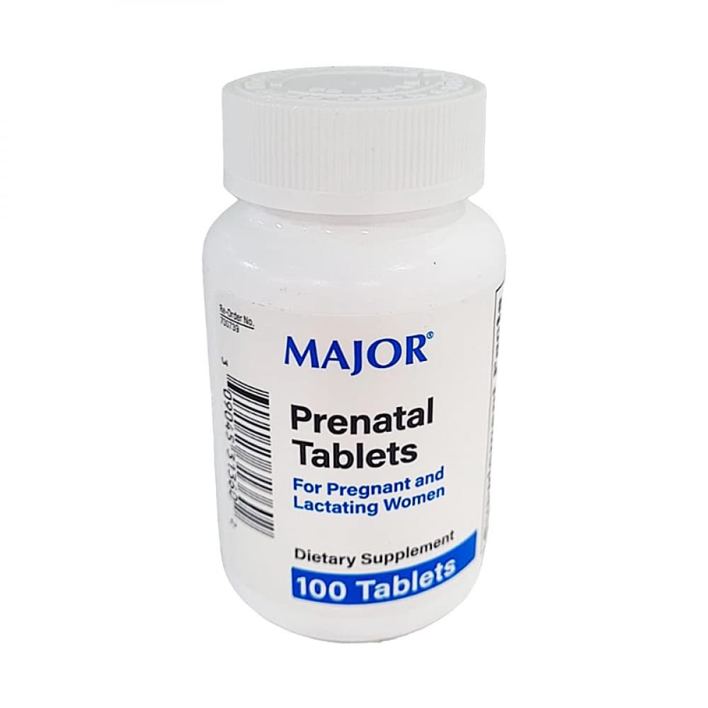 Tabletas Prenatales Major (100 tabletas) - Imagen 1