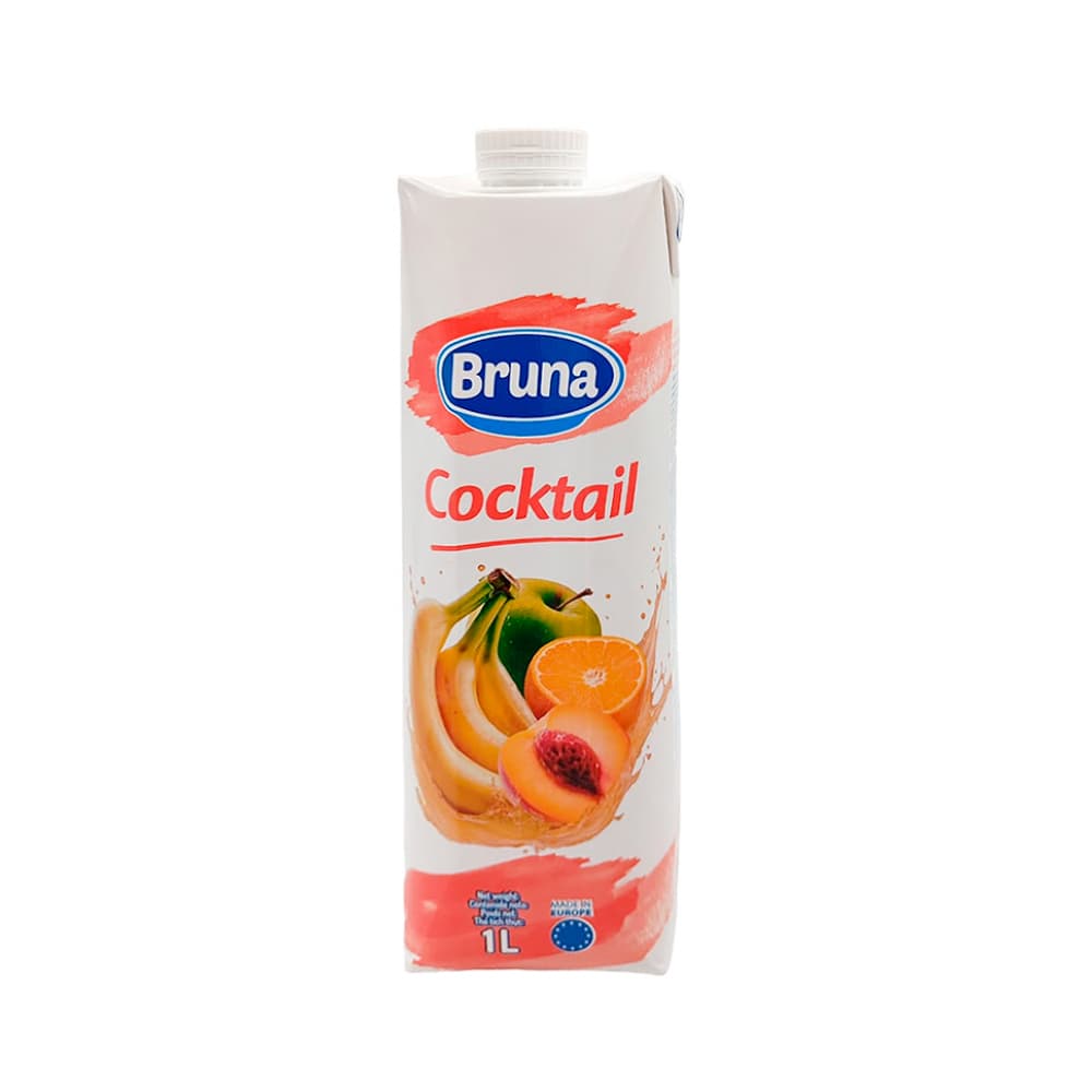 Jugo de coctel de frutas Bruna (1 L) - Imagen 1