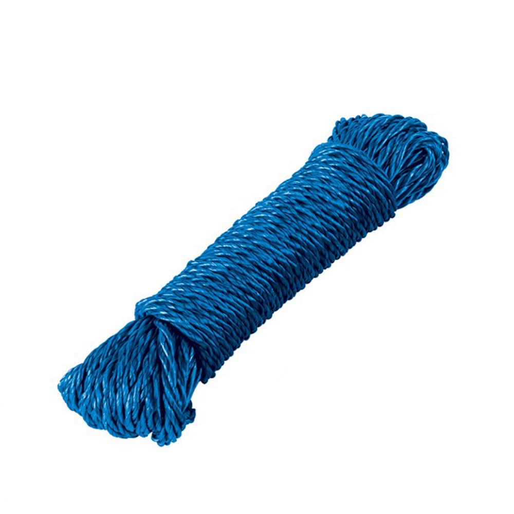 Lazo para tendedero de 10 m de largo color azul Klintek 55946 - Imagen 1