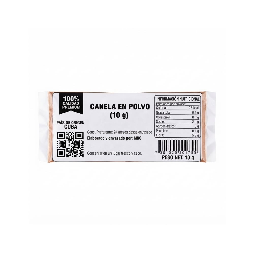 Canela en polvo MRC (10 g) - Imagen 1