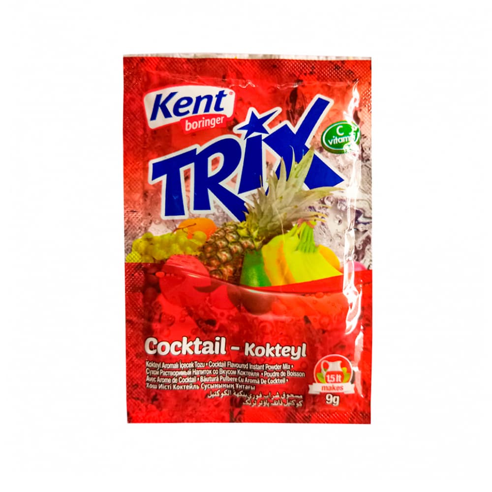 Refresco en polvo sabor cóctel Trix (9 g) - Imagen 1