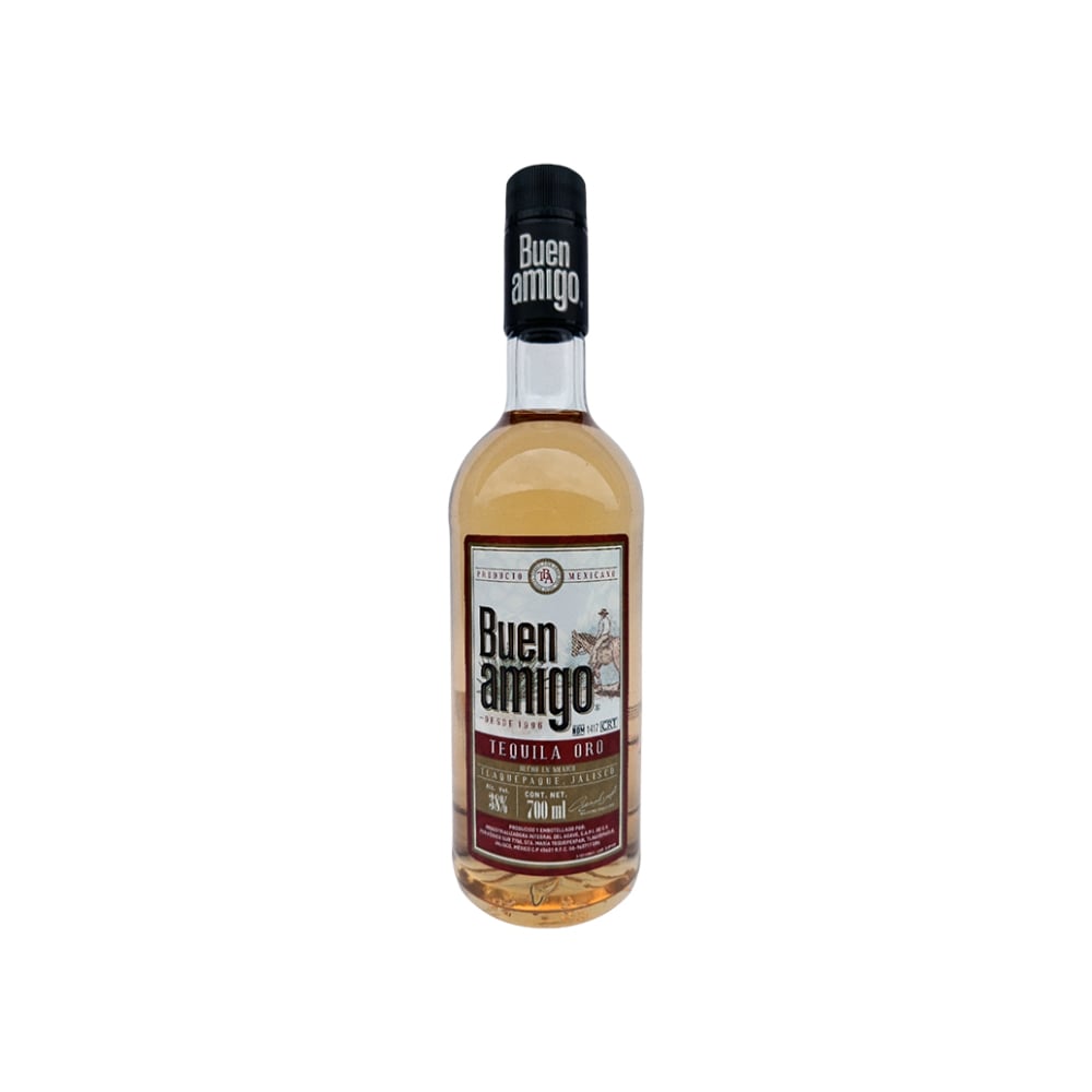 Tequila Oro 38 % vol Buen Amigo (700 ml) - Imagen 1