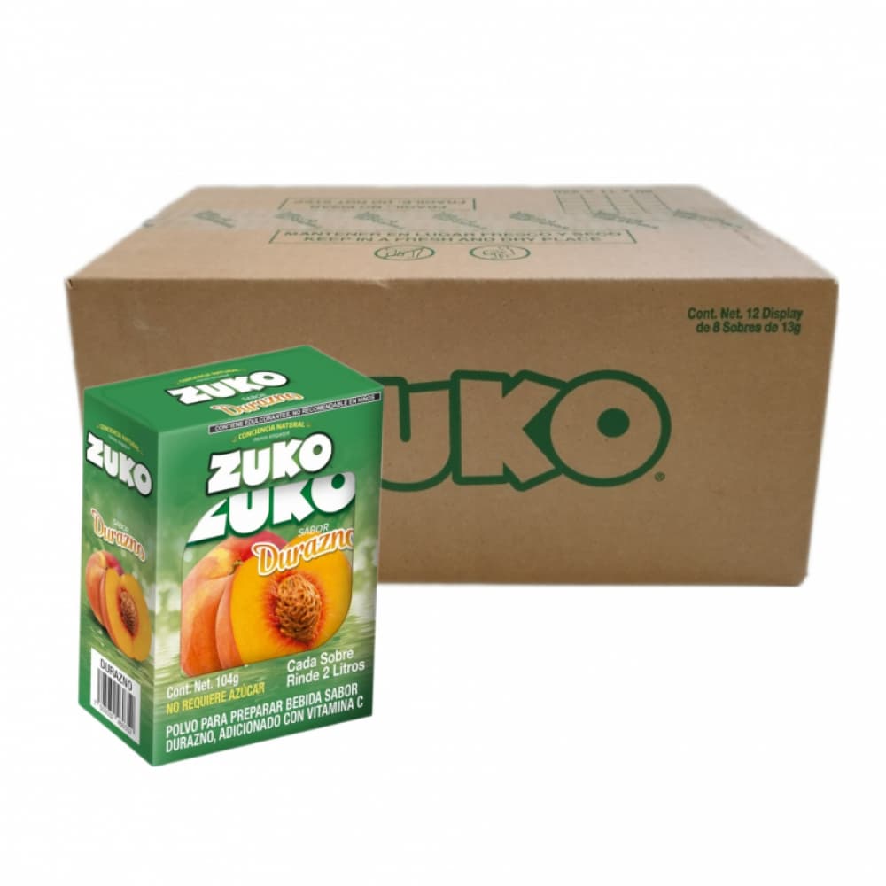 Refresco instantáneo sabor durazno Zuko (96 x 13 g) - Imagen 1