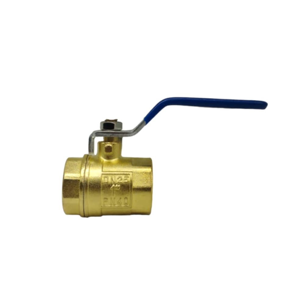 LLave de jardín de zink con mango azul de 1" S.P.C - Imagen 1