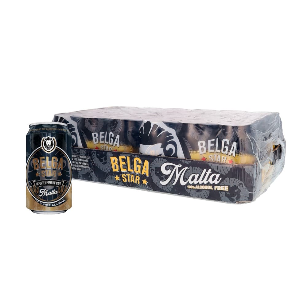 Malta Belga Star (24 x 330 ml) - Imagen 1