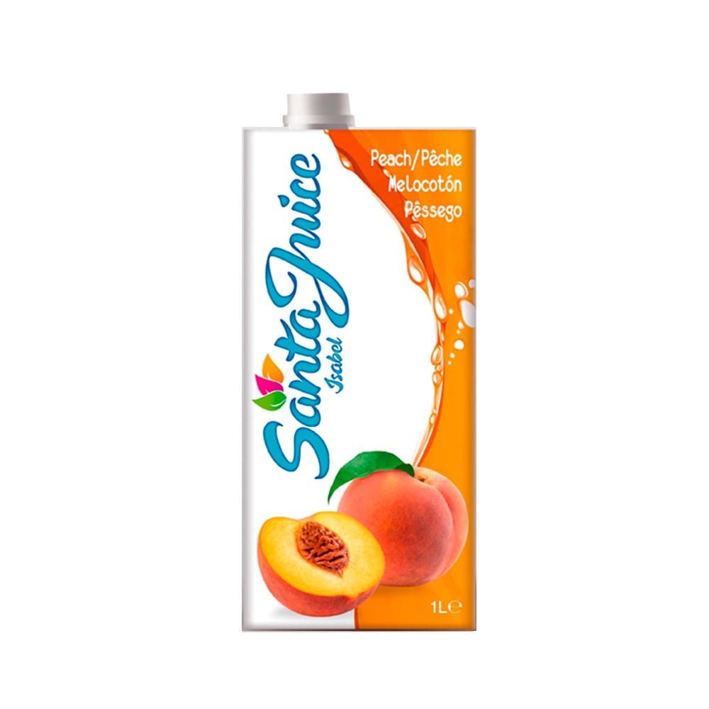 Jugo de melocotón Santa Isabel (1 L) - Imagen 1
