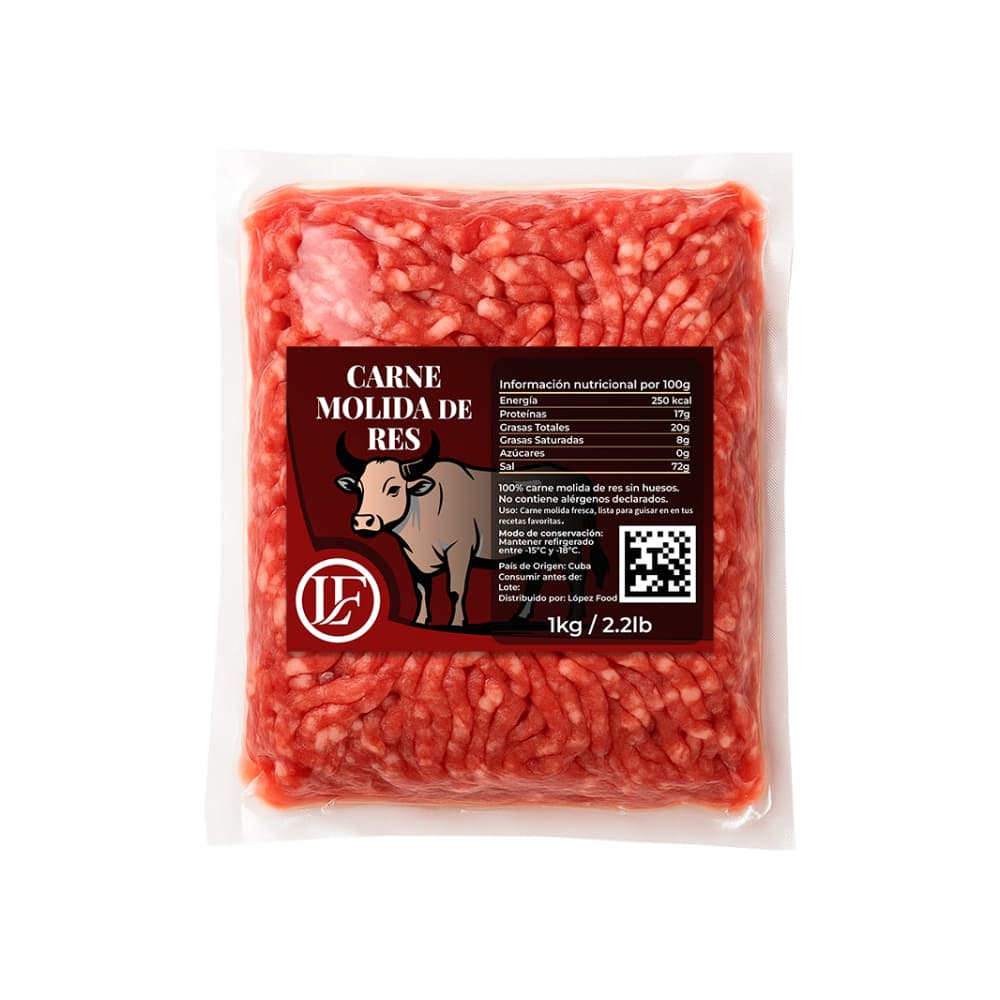 Carne de res molida LF (1 kg / 2.2 lb) - Imagen 1