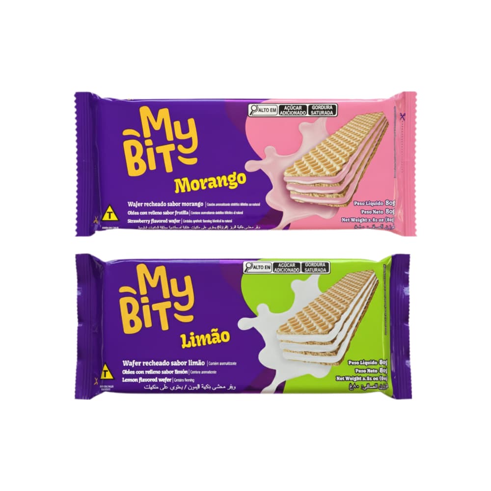 Sorbetos My Bit sabores fresa y limón - Imagen 1