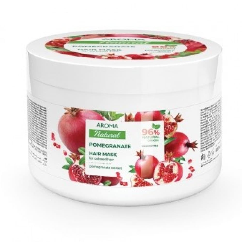 Mascarilla para cabellos teñidos con extracto de granada Aroma Natural (450 ml) - Imagen 1