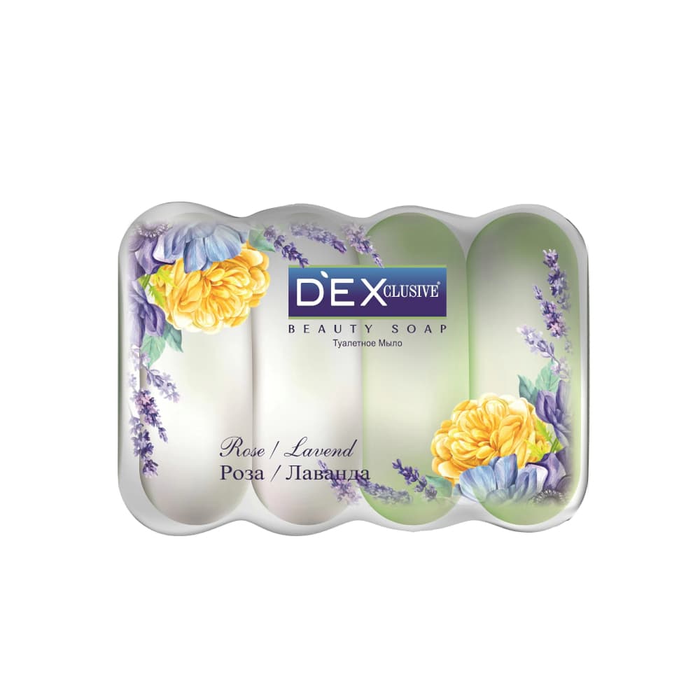 Jabón de tocador rosa y lavanda D`EXclusive (340 g / 11.9 oz) - Imagen 1