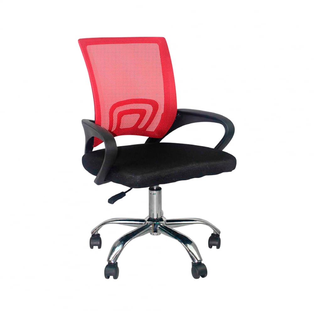 Silla de oficina clásica color rojo 7House - Imagen 1
