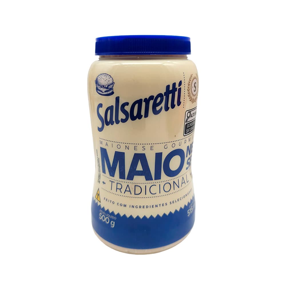 Mayonesa tradicional Salsaretti (500 g / 1.10 lb) - Imagen 1