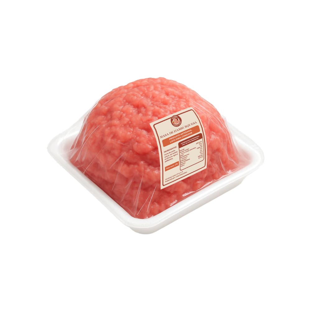 Masa de hamburguesa especial Cuba Embutidos (907 g / 2 lb) - Imagen 1