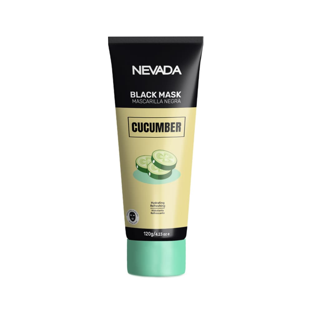 Mascarilla hidroplástica negra para piel seca con extracto de pepino Nevada (120 g / 4.23 oz) - Imagen 1