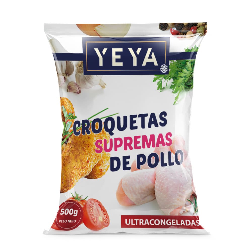 Croquetas supremas de pollo YEYA (500 g / 1.1 lb) - Imagen 1