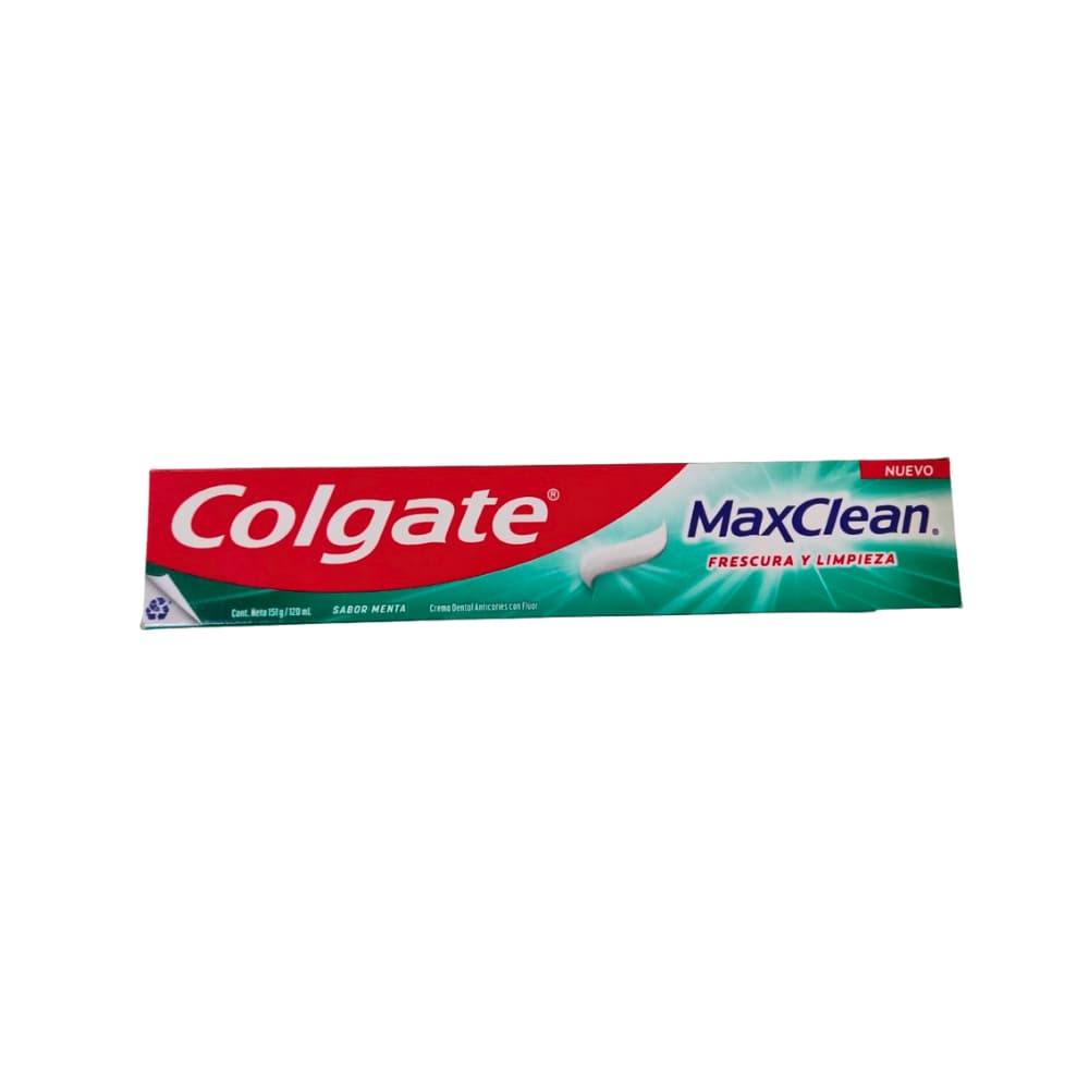 Pasta dental frescura y limpieza sabor menta Colgate MaxClean (151 g / 5.3 oz) - Imagen 1