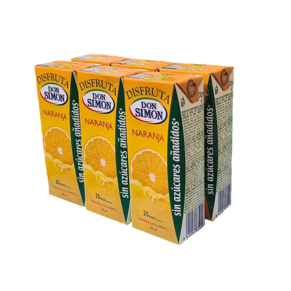 Jugo de naranja Don Simon (6 x 200 ml) - Imagen 1
