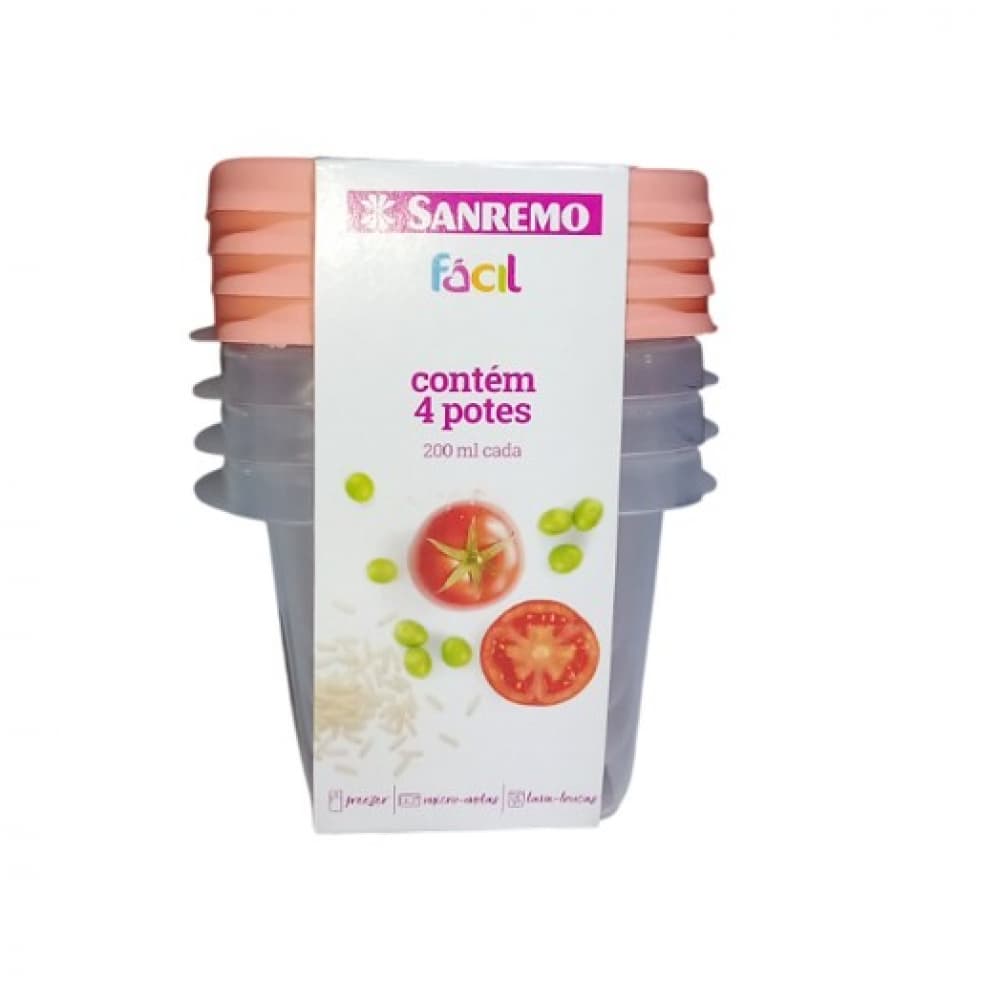 Juego de 4 pozuelos de plástico Sanremo - Imagen 1