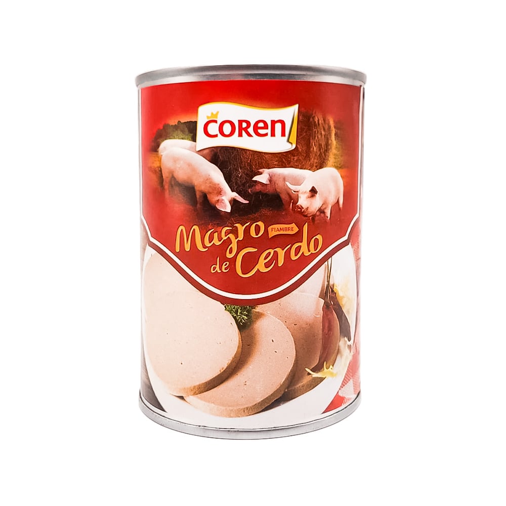 Carne enlatada - fiambre magro de cerdo COREN (415 g / 14.6 oz) - Imagen 1
