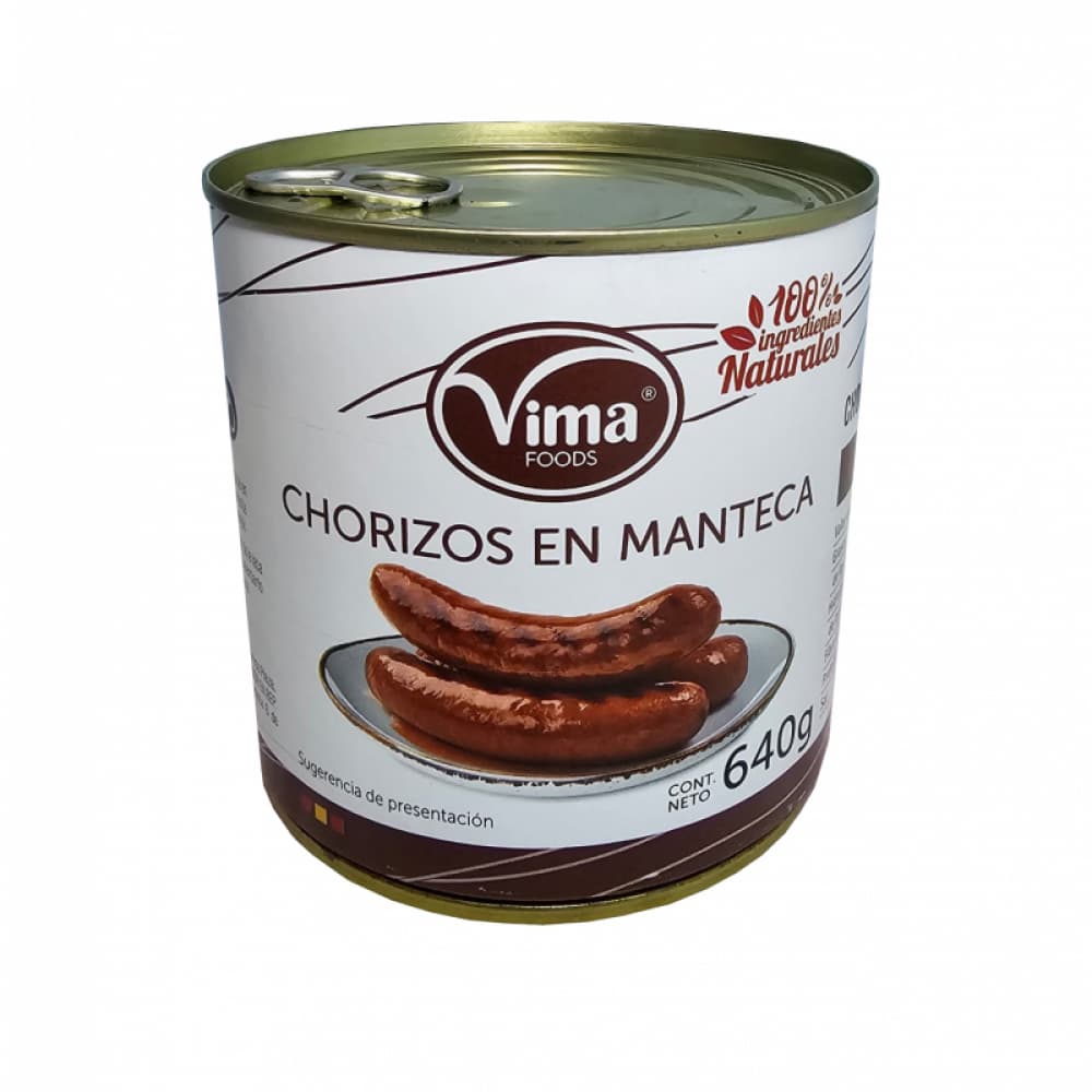 Chorizos en manteca Vima Foods (640 g / 1.41 lb) - Imagen 1