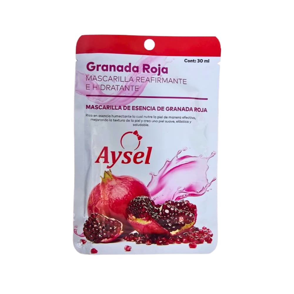Mascarilla facial reafirmante e hidratante de esencia de granada roja Aysel (30 ml / 1 fl.oz) - Imagen 1