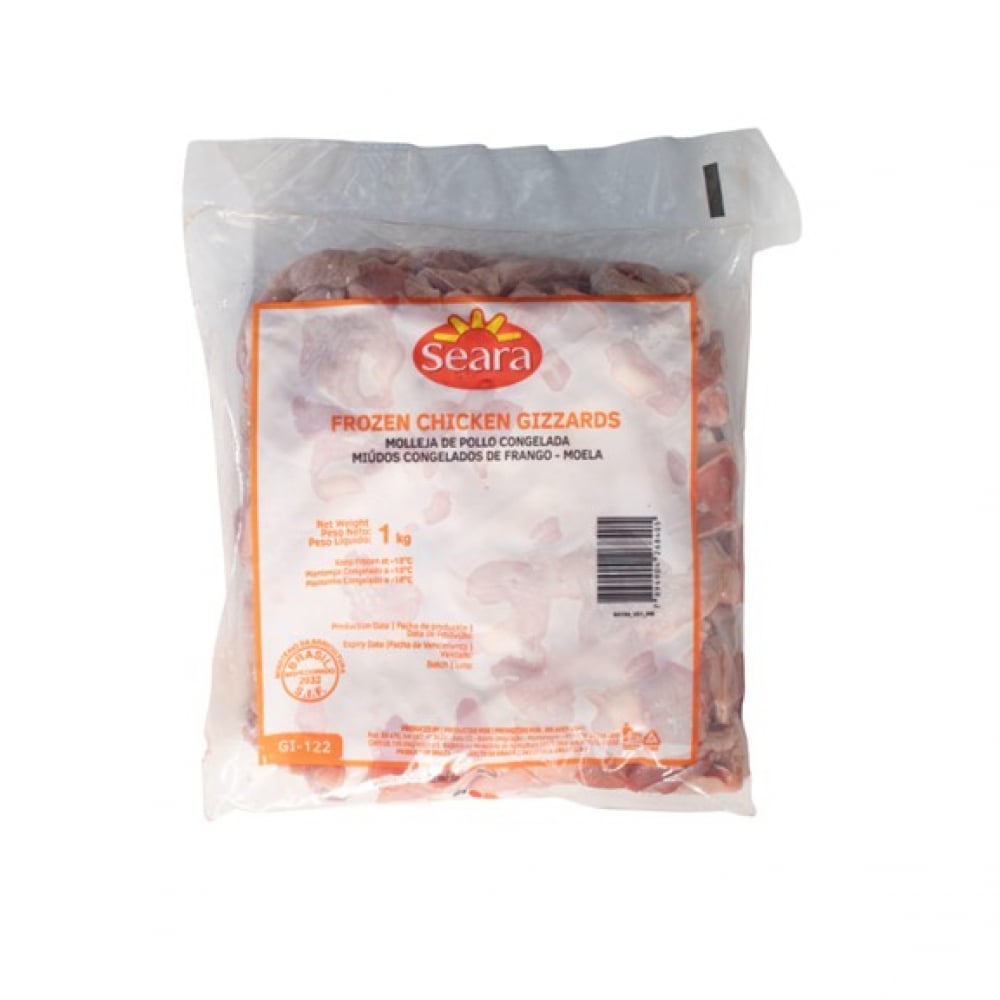 Mollejas de pollo congeladas Seara (1 kg / 2.2 lb) - Imagen 1