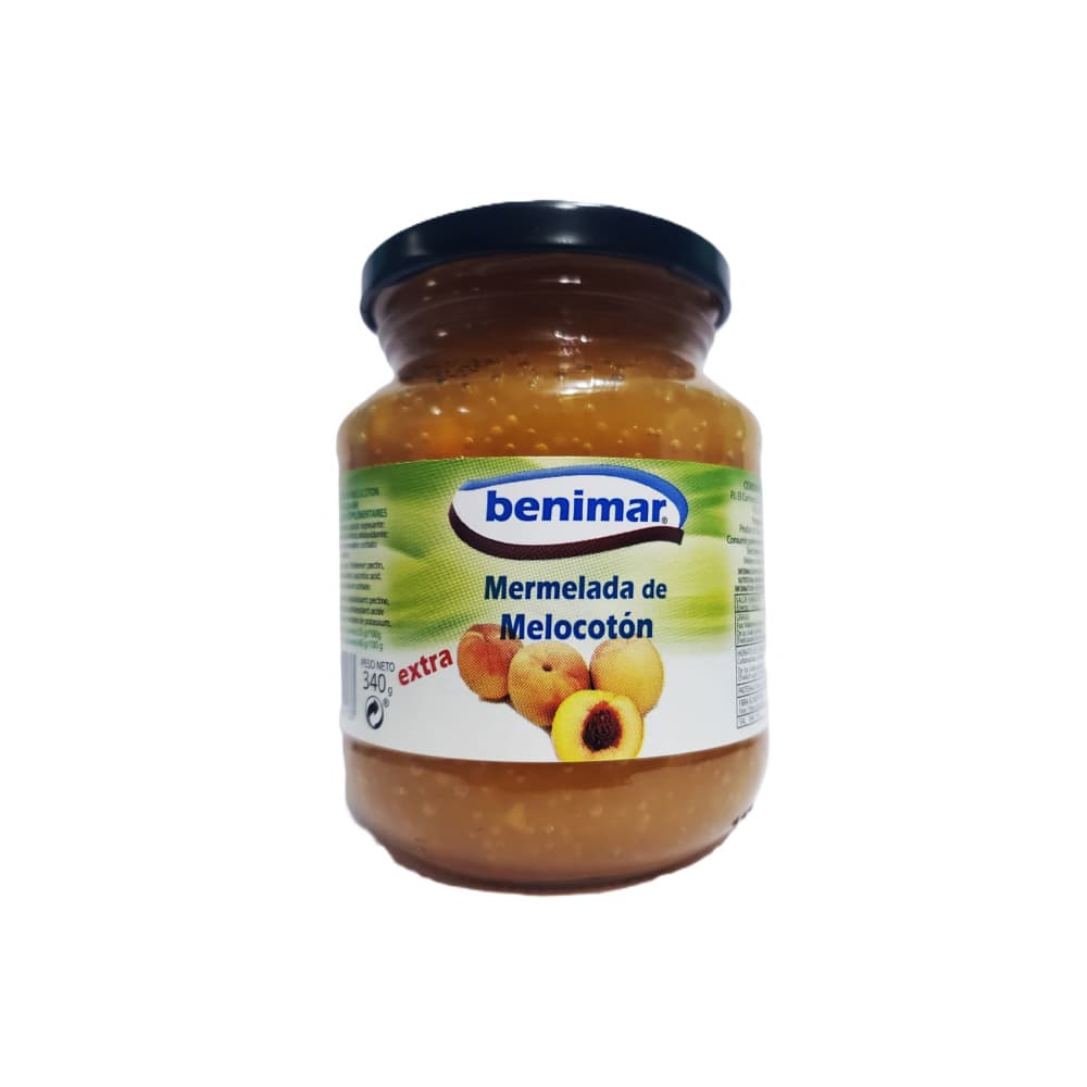 Mermelada extra de Melocotón Benimar (340 g / 11.9 oz) - Imagen 1