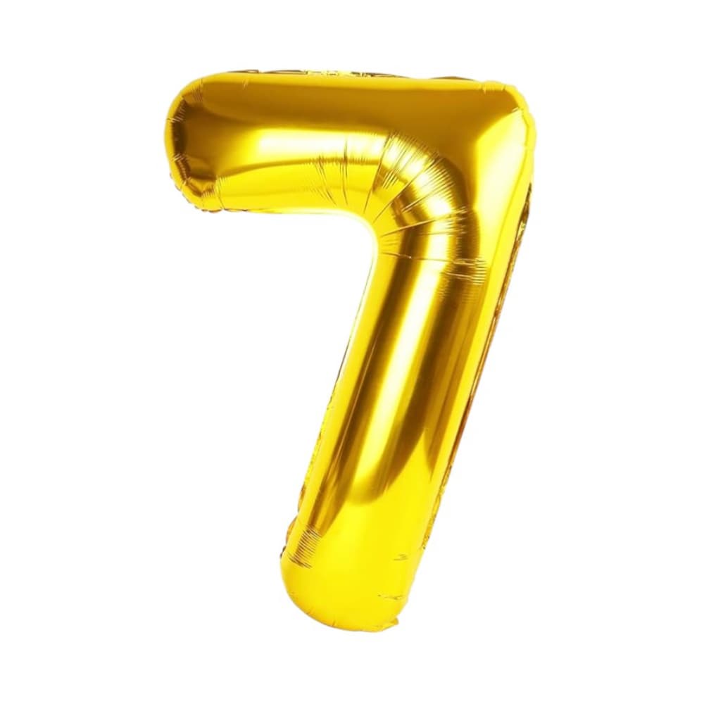 Globo dorado Número 7 - 32 pulgadas - Imagen 1