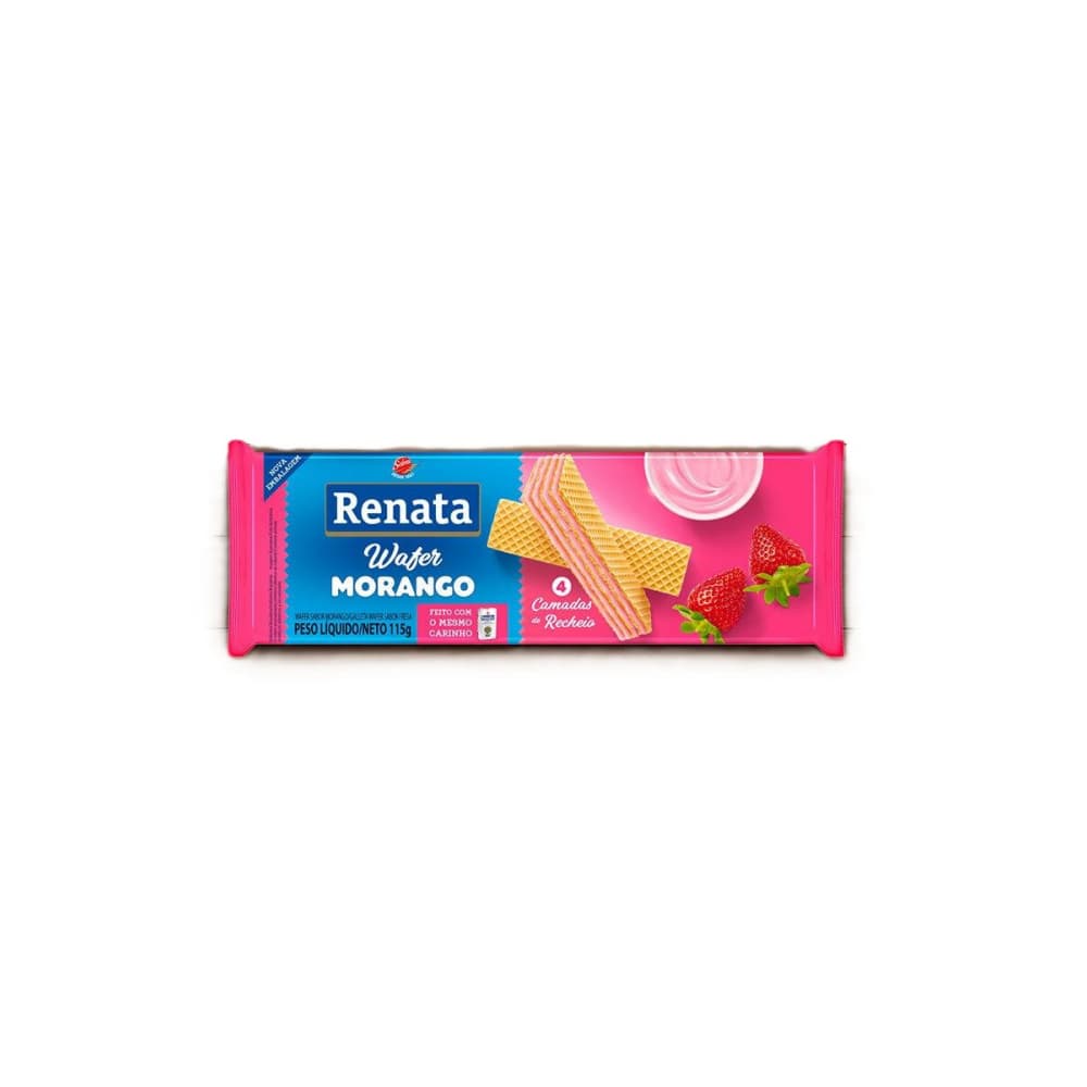 Sorbetos rellenos con crema sabor a fresa Renata (115 g / 4.1 oz) - Imagen 1