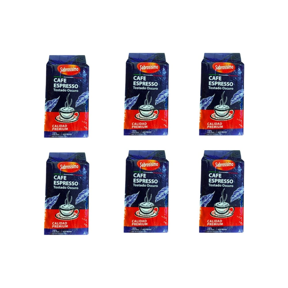 Combo café espresso premium Sabrosísimo (6 x 250 g / 8.81 oz) - Imagen 1