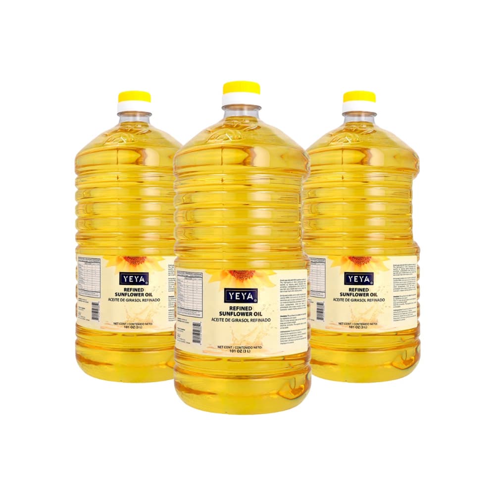Aceite de girasol refinado Yeya (3 x 3 L) - Imagen 1