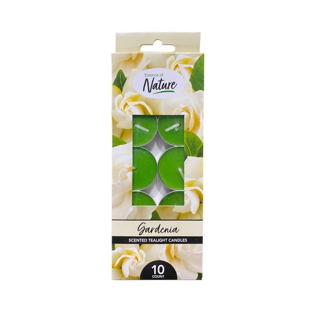 Juego de 10 velas decorativas con aroma a gardenias Essence of Nature - Imagen 1