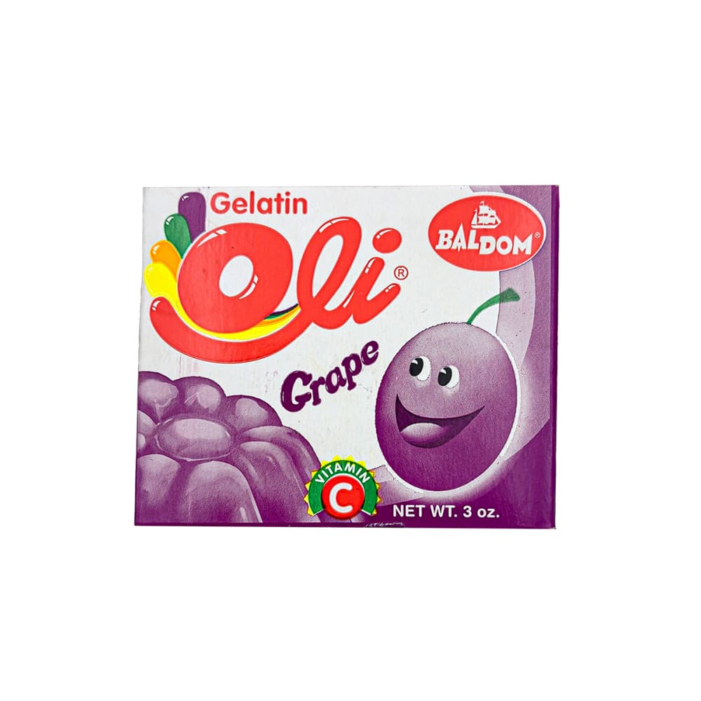 Gelatina sabor uva Oli (85 g / 3 oz) - Imagen 1