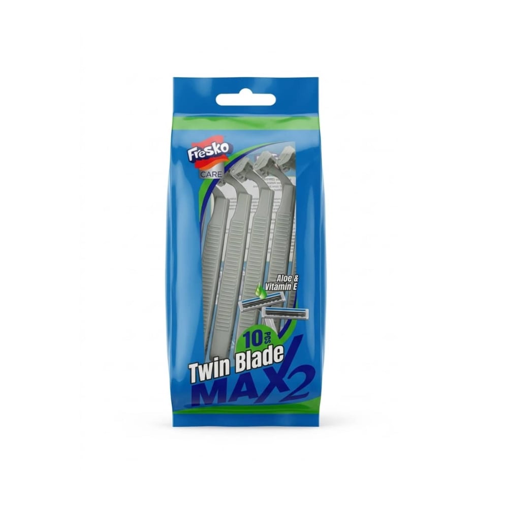 Máquinas de afeitar desechables de doble hoja Fresko Care (10 U) - Imagen 1
