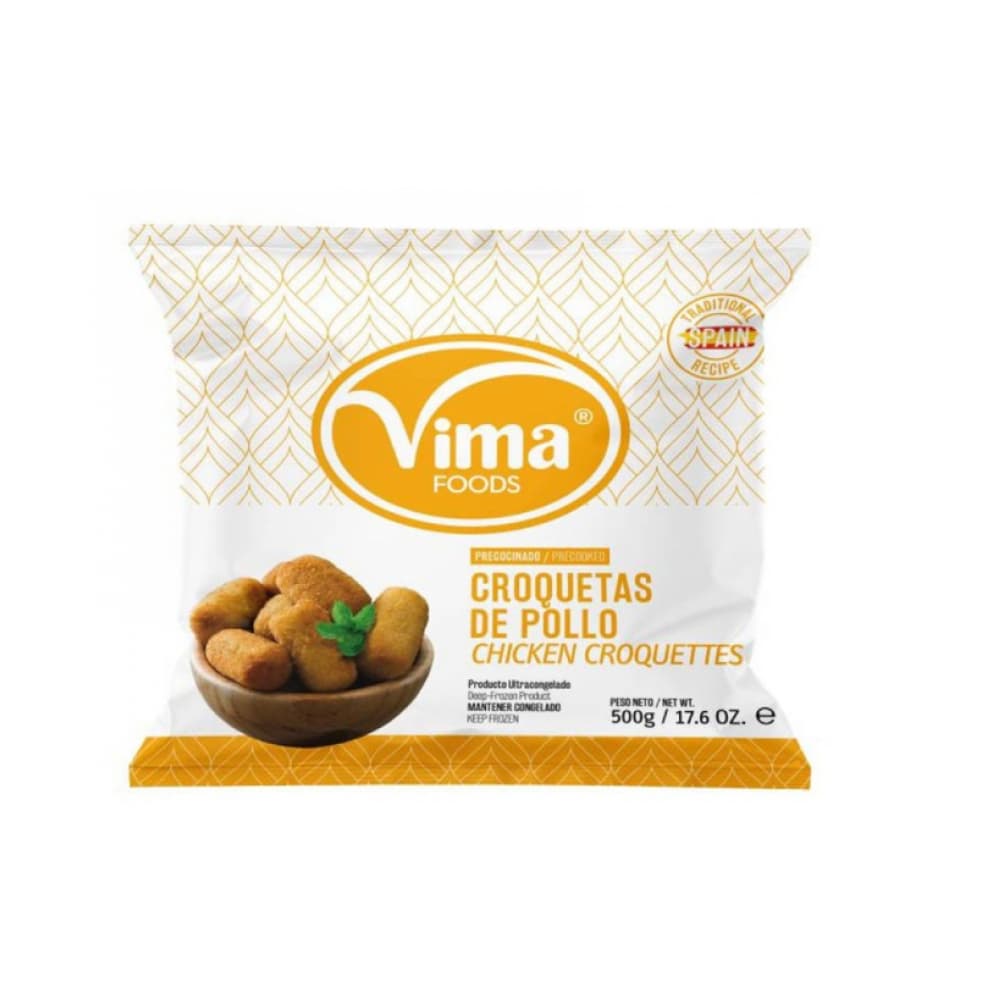 Croquetas de pollo congeladas Vima Foods (500 g / 1.1 lb) - Imagen 1