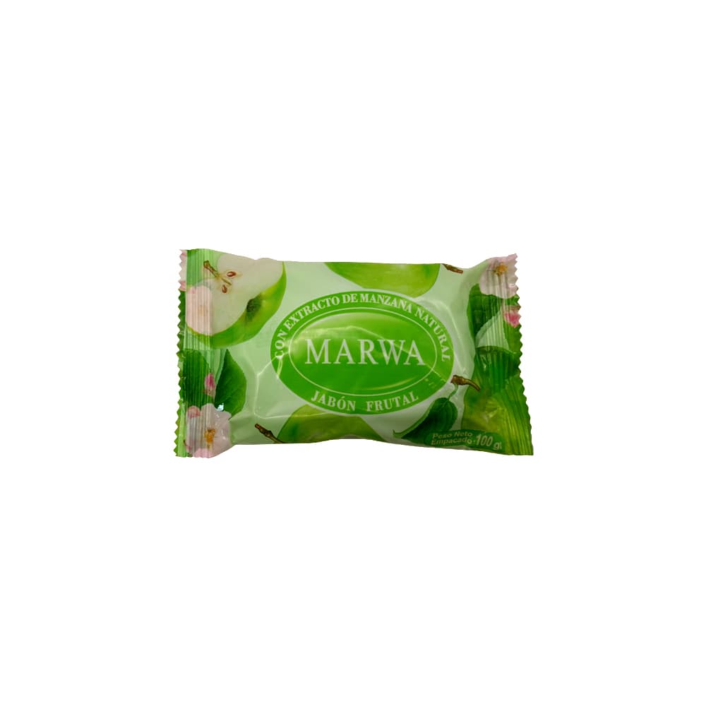 Jabón frutal con extracto de manzana Marwa (100 g / 3.53 oz) - Imagen 1