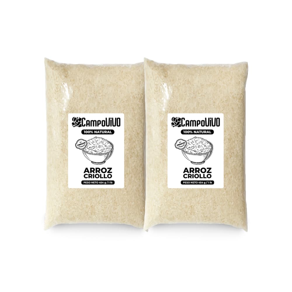 Arroz criollo Campo Vivo (2 x 454 g / 1 lb) - Imagen 1
