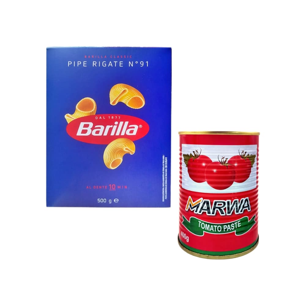 Pasta pipe rigate No. 91 + Pasta de tomate - Imagen 1