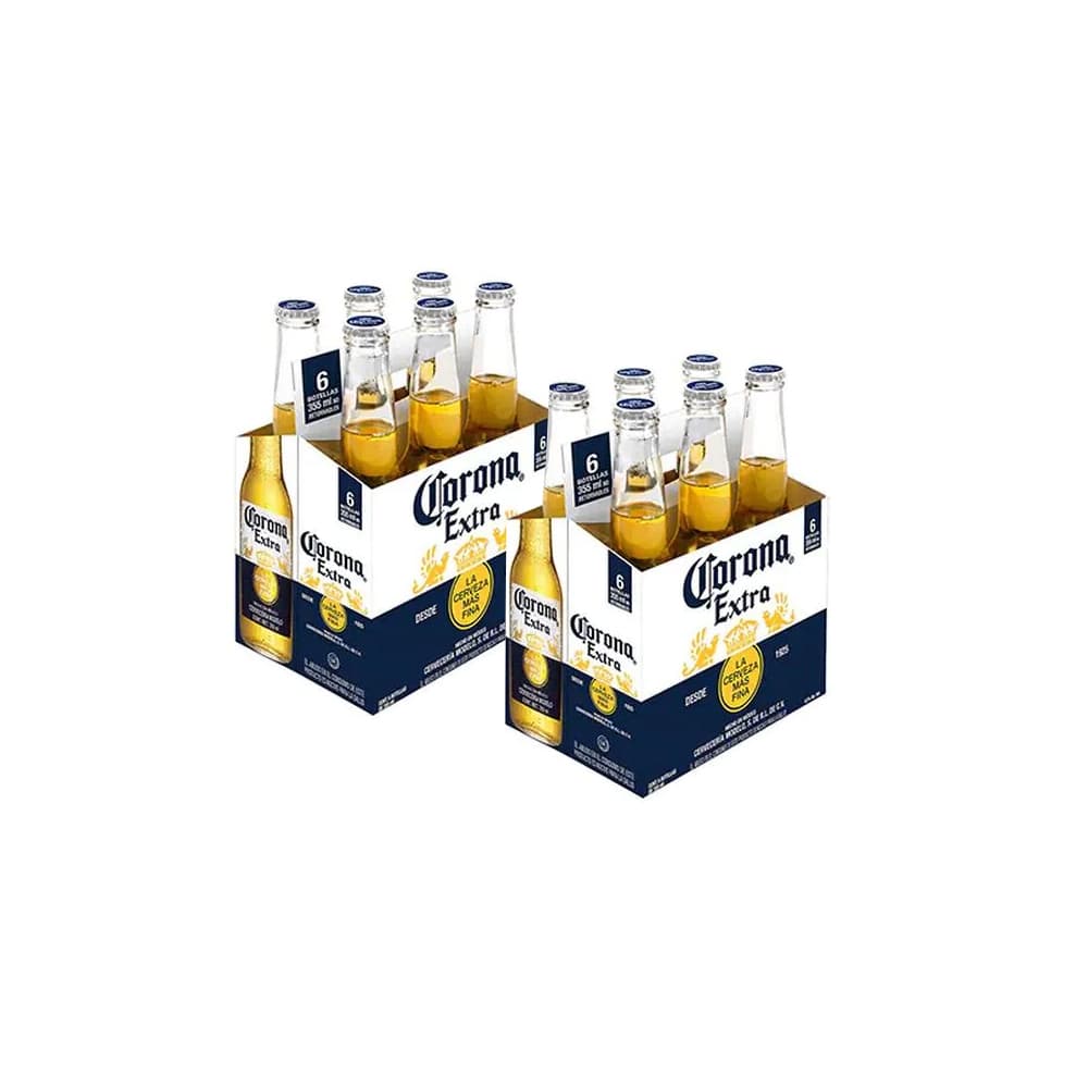 Cerveza Corona extra (12 x 355 ml) - Imagen 1