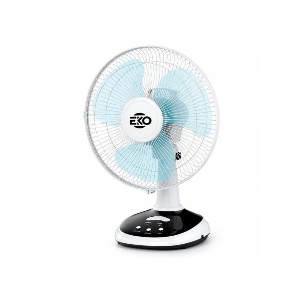 Ventilador de mesa recargable de 12'' EKO EKO5201B - Imagen 1