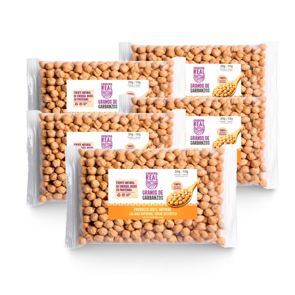 Garbanzos Cosecha Real (5 x 1 kg / 2.2 lb) - Imagen 1