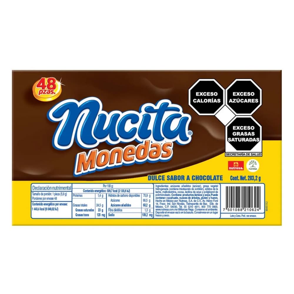 Chocolates Nucita Monedas (283.2 g / 9.99 oz) - Imagen 1