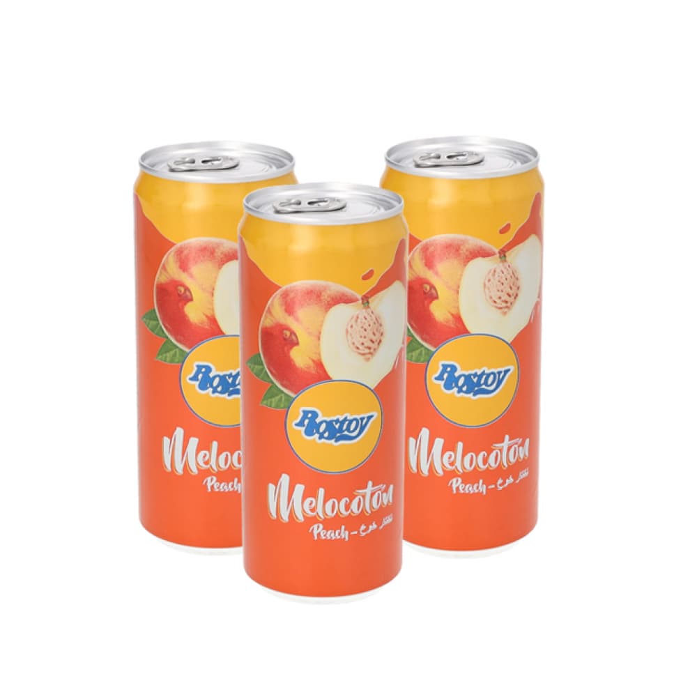 Néctar de melocotón Rostoy (3 x 330 ml) - Imagen 1
